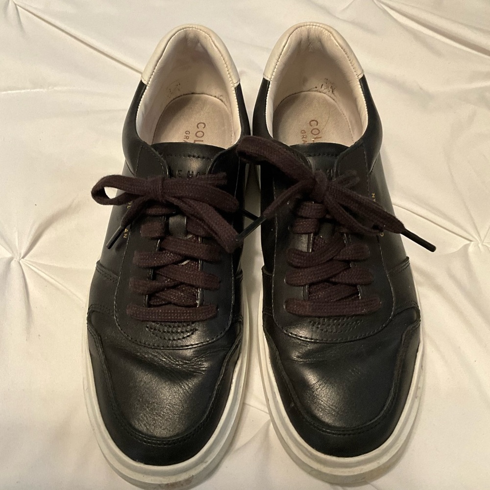 Cole Haan Black and White Sneakers Comfortable Casual Footwear